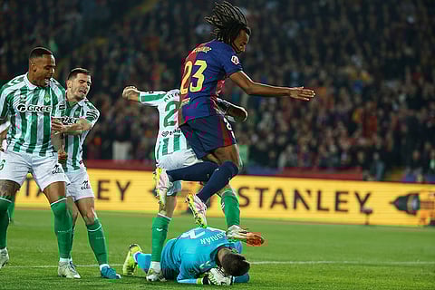 Spanish La Liga soccer match: Barcelona vs Real Betis