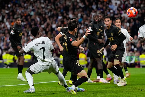 Spanish La Liga Soccer Match: Real Madrid vs Valencia