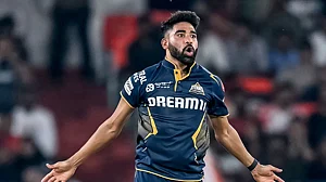 Gujarat Titans' Mohammed Siraj