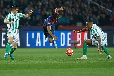 La Liga soccer match: Real Betis vs Barcelona