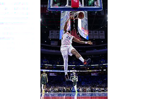NBA Basketball Game: Philadelphia 76ers vs Minnesota Timberwolves