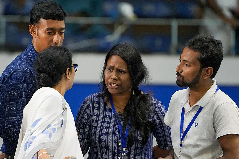 Mamata Banerjees meeting with teachers