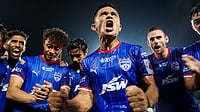 Bengaluru FC Vs Mohammedan Sporting LIVE Score, AIFF Super Cup 2025: Teenager Kelvin Opens Season In Style For Blues X/Bengaluru FC : Bengaluru FC Vs Mohammedan Sporting LIVE Score, AIFF Super Cup 2025: Sunil Chhetri celebrates with his Bengaluru FC teammates