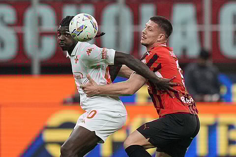 Serie A Soccer: AC Milan vs Fiorentina