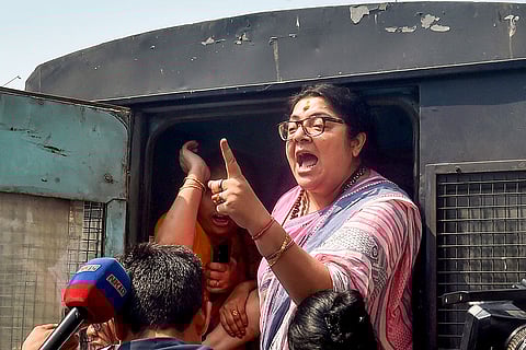 Bengal school jobs case: BJP leader detained before protest