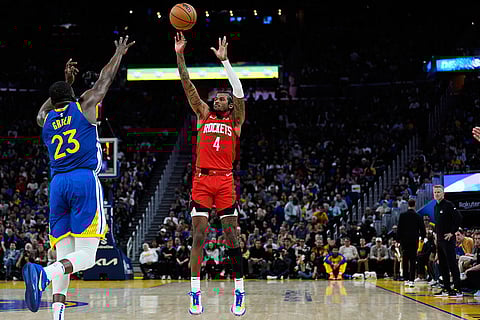 NBA: Golden State Warriors vs Houston Rockets