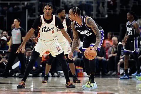 Pistons Kings Basketball