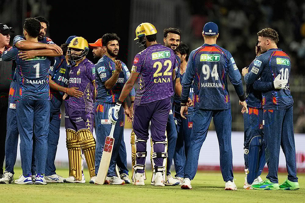 | Photo: AP/Bikas Das : Indian Premiere League 2025: Lucknow Super Giants vs Kolkata Knight Riders