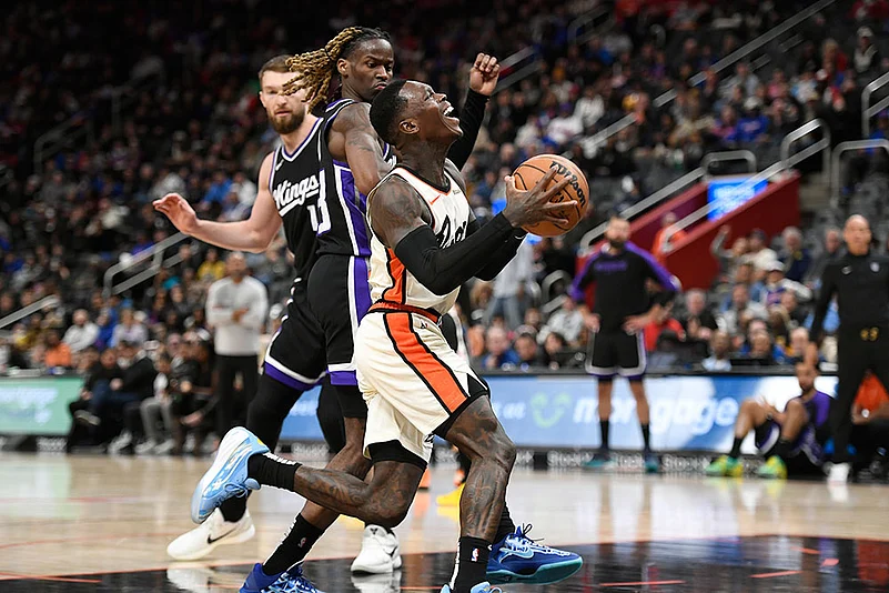 Pistons Kings Basketball