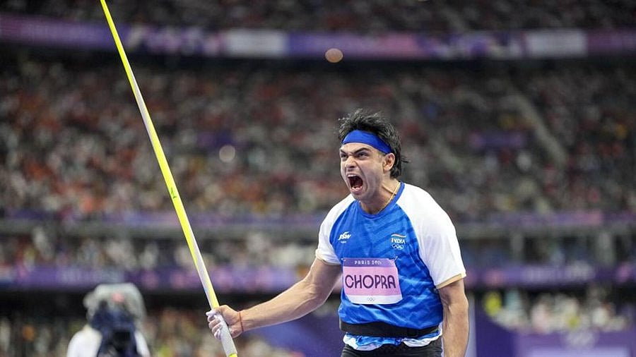 Photo: X | Neeraj Chopra : India's javelin thrower Neeraj Chopra during the Paris Olympics 2024.