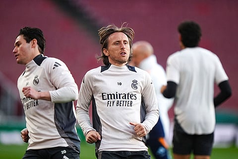 Real Madrid's Luka Modric