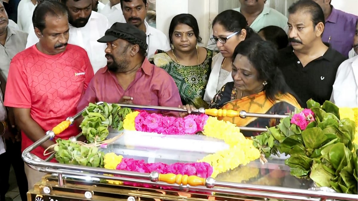 | Photo: PTI : Former Tamil Nadu Congress Chief Kumari Ananthan Dies At 92