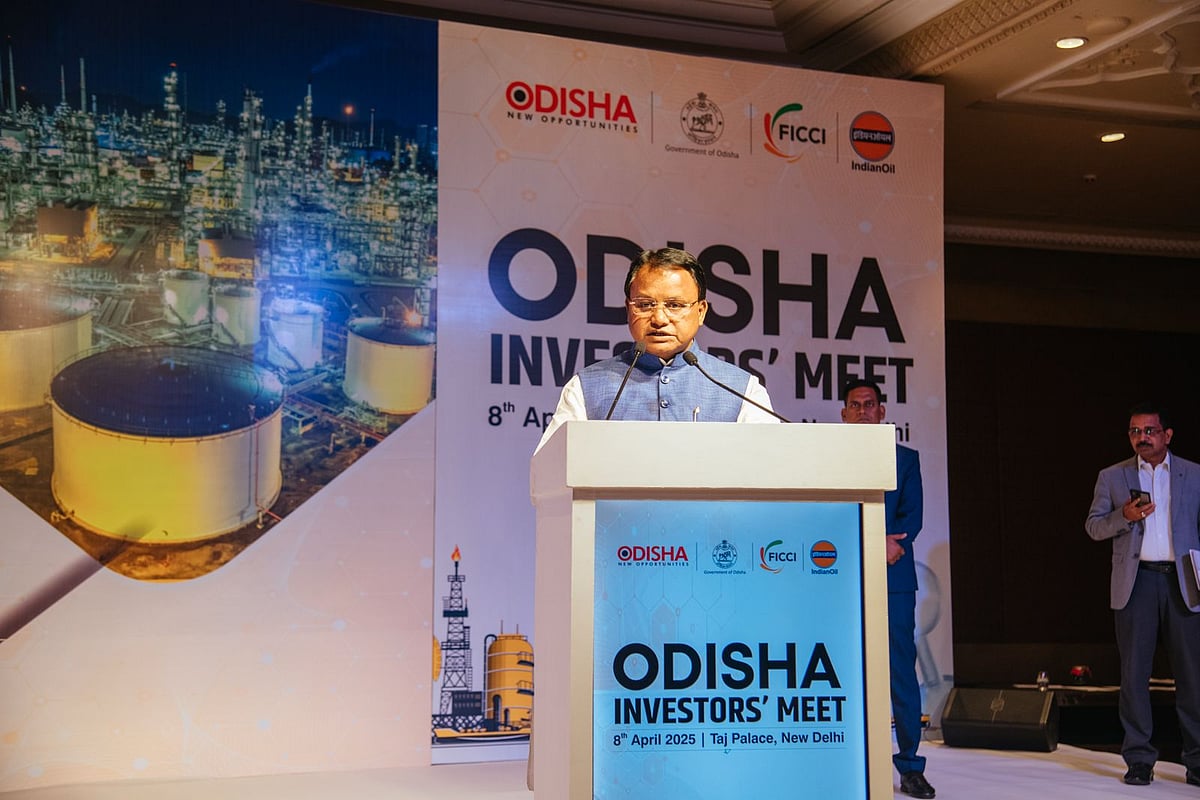 Odisha Chief Minister Mohan Charan Majhi at the Odisha Investor's Meet