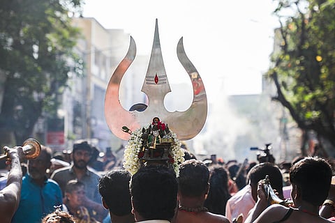 Chariot festival of Kapaleeswarar Temple in Chennai