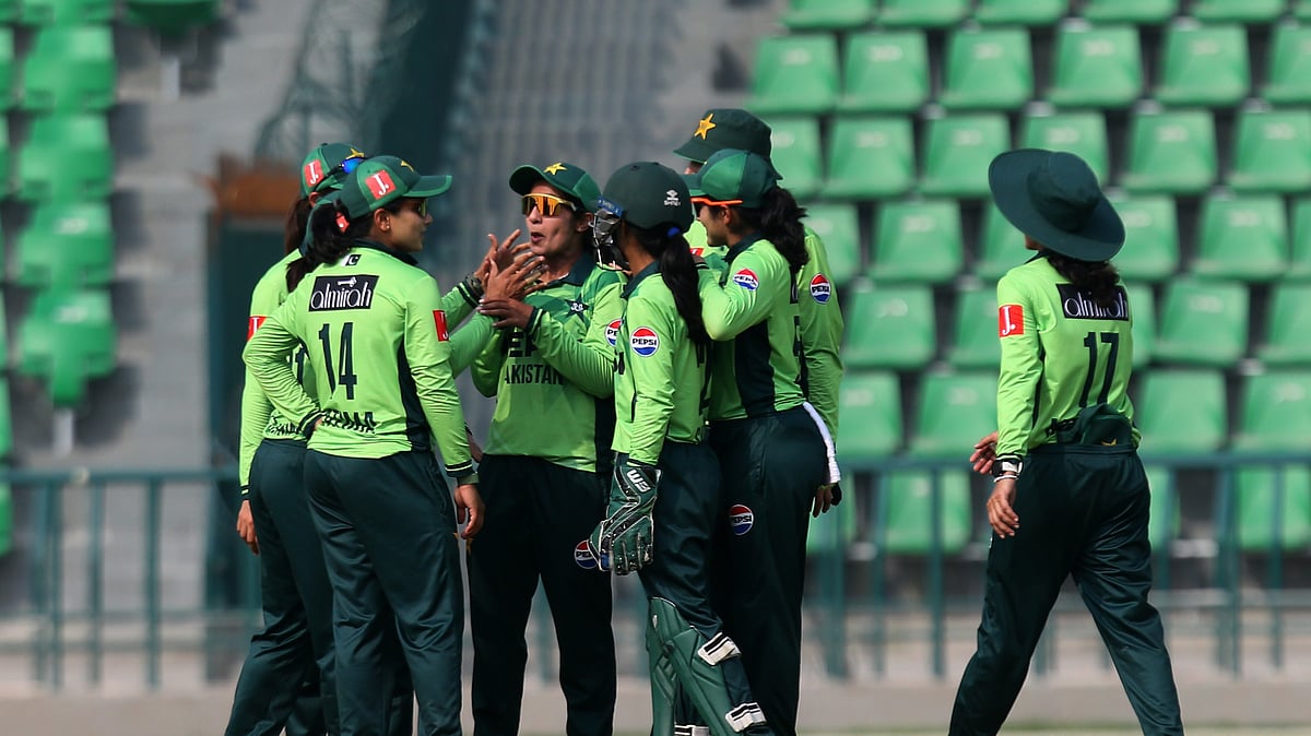 Photo: X | Pakistan Cricket : The Pakistan women's cricket team during their match against Ireland in Lahore.