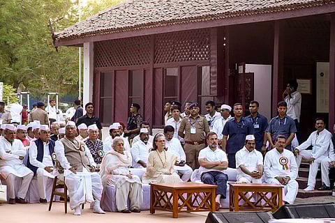 Congress' prayer meet at Sabarmati Ashram