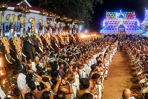 Arattupuzha Pooram festival in Kerala