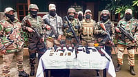 Four Militants Arrested In Manipur For Extortion Activities, Arms Recovered PTI; Representative image : These arrests come amid ongoing search operations by security forces in Manipur, which have continued since ethnic violence erupted between Meitei and Kuki-Zo communities in May 2023.