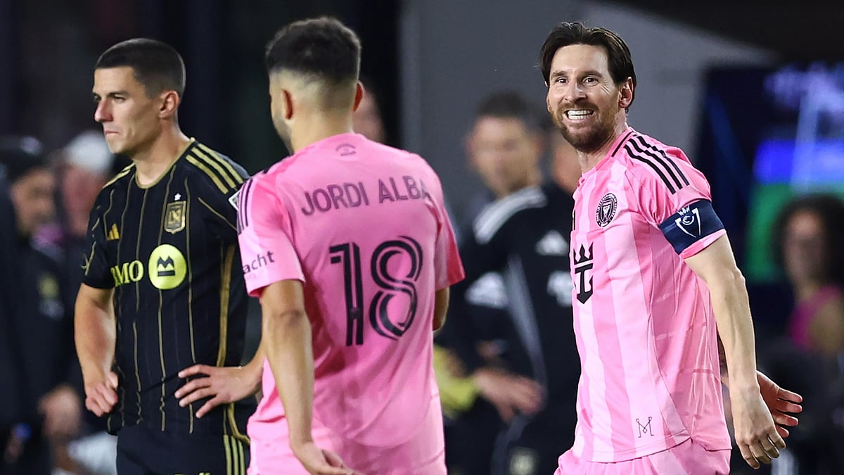 Lionel Messi produced a spectacular display against Los Angeles FC