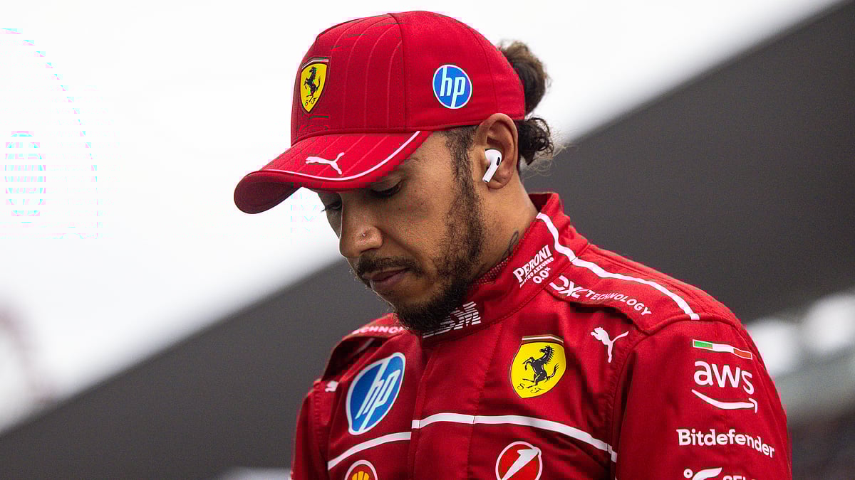 Lewis Hamilton's best finish yet with Ferrari is seventh