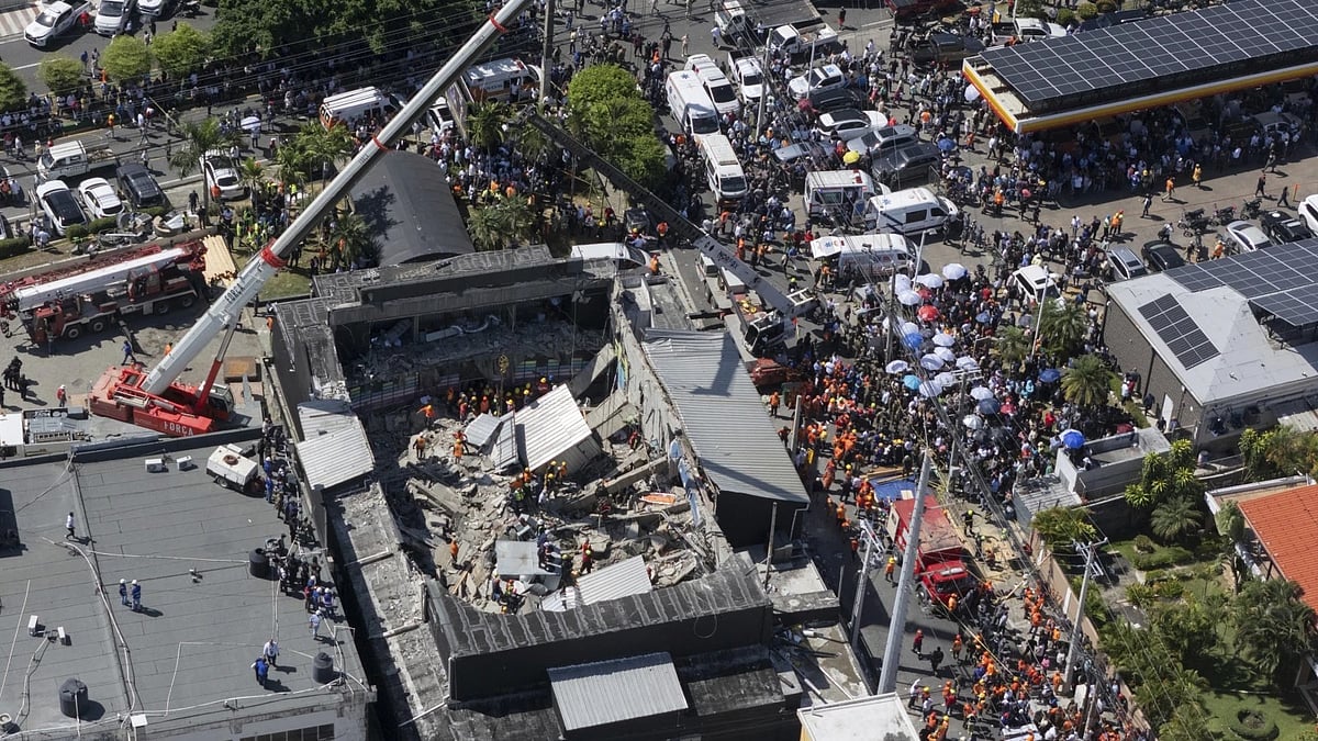 Rescue workers search for survivors at the Jet Set nightclub in Dominican Republic