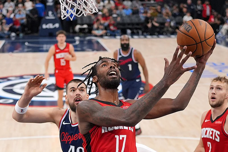 NBA Basketball Game: Houston Rockets vs Los Angeles Clippers