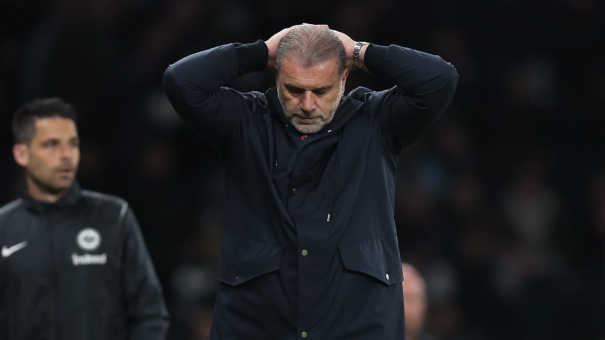 Spurs boss Ange Postecoglou - null