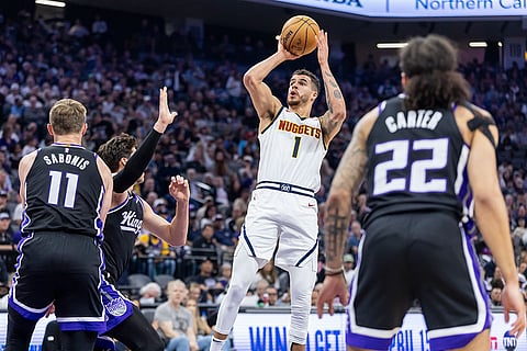 NBA Basketball: Denver Nuggets vs Sacramento Kings