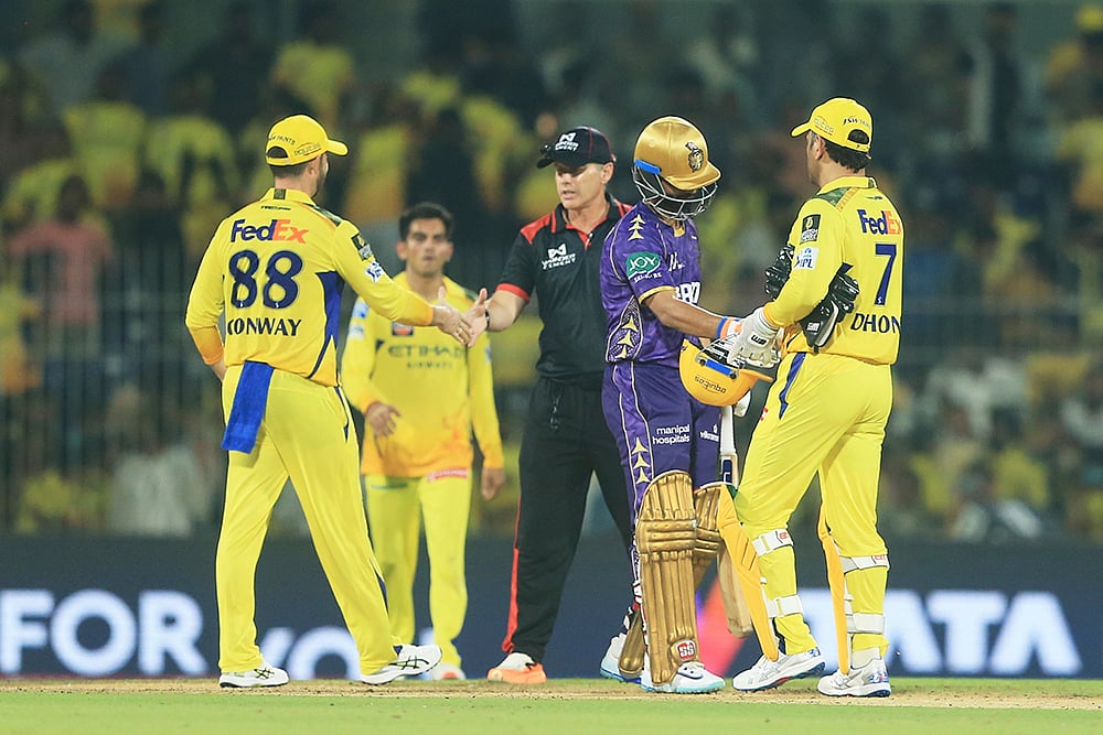 | Photo: AP/R. Parthibhan : IPL: Chennai Super Kings vs Kolkata Knight Riders