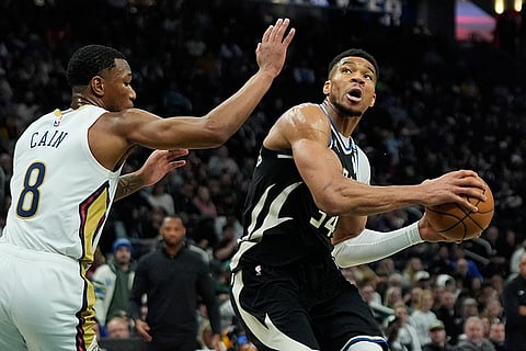 NBA Basketball: Milwaukee Bucks vs New Orleans Pelicans