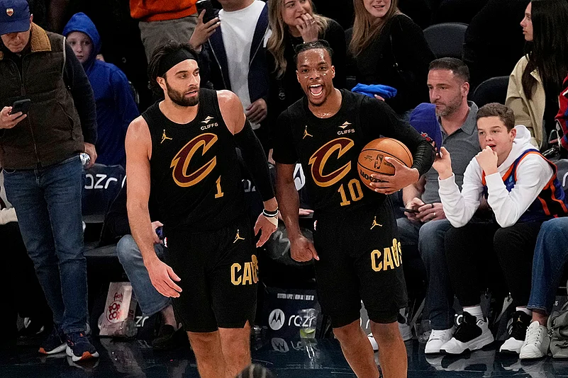 NBA Basketball 2024-25 New York Knicks vs Cleveland Cavaliers: Darius Garland