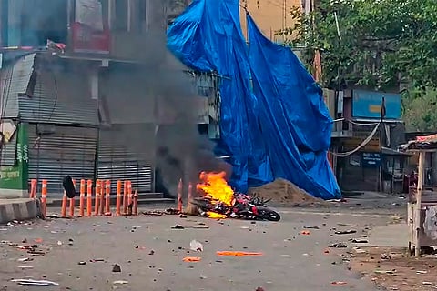 Protest over Waqf Act in West Bengal