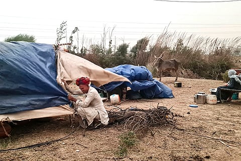 Weather: Dust storm in Rohtak