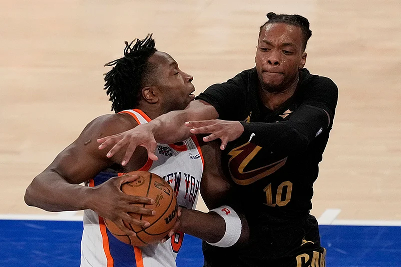 NBA Basketball 2024-25 New York Knicks vs Cleveland Cavaliers: Darius Garland