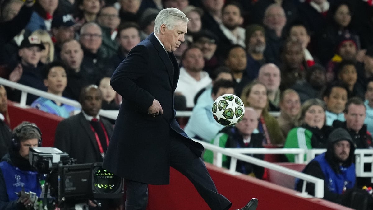 Carlo Ancelotti is keeping his cool