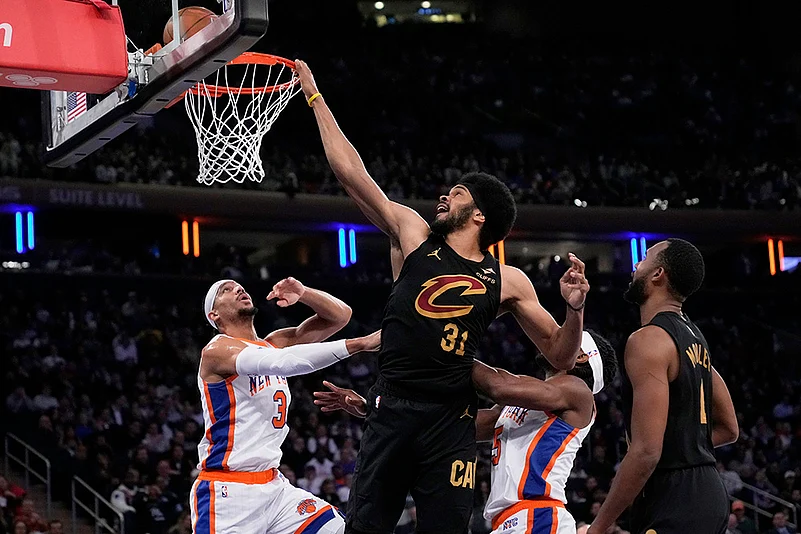 NBA Basketball 2024-25 New York Knicks vs Cleveland Cavaliers:  Josh Hart