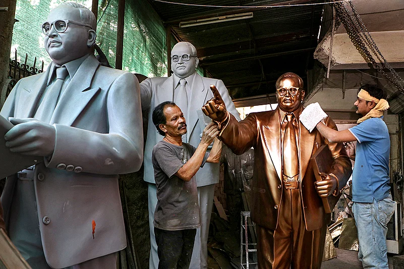 Preps for Ambedkar Jayanti