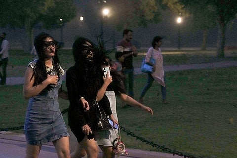 Weather: Duststorm in NCR