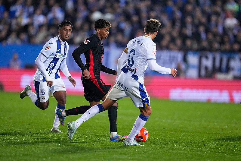 Spain Soccer La Liga 2024-25 CD Leganes vs Barcelona: Lamine Yamal