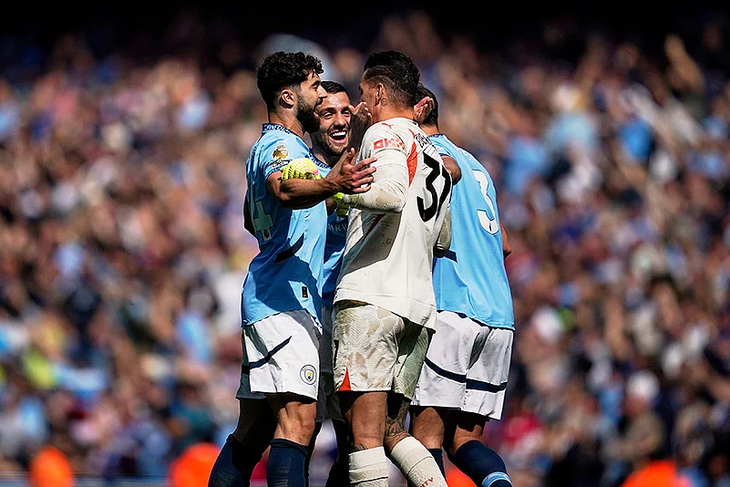 Britain Soccer Premier League Man City vs Crystal Palace: 1