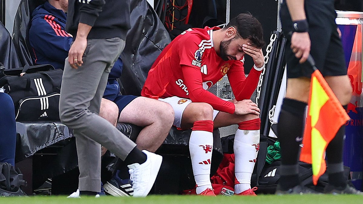 Fernandes could not hide his frustration at St James' Park