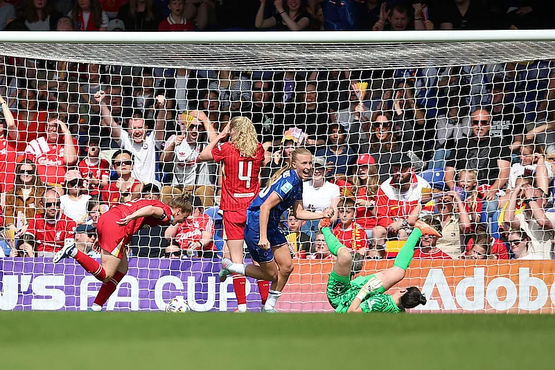 Britain Soccer Womens FA Cup Chelsea FC and Liverpool FC: Aggie Beever-Jones