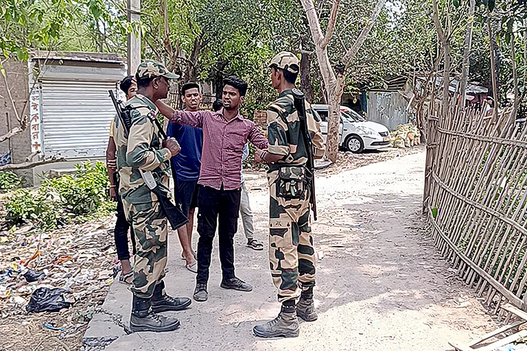 Security in Murshidabad - | Photo: PTI