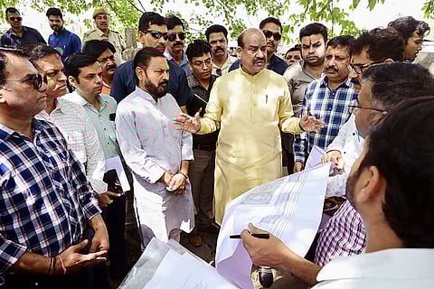 Om Birla visits Constitution Park site in Kota