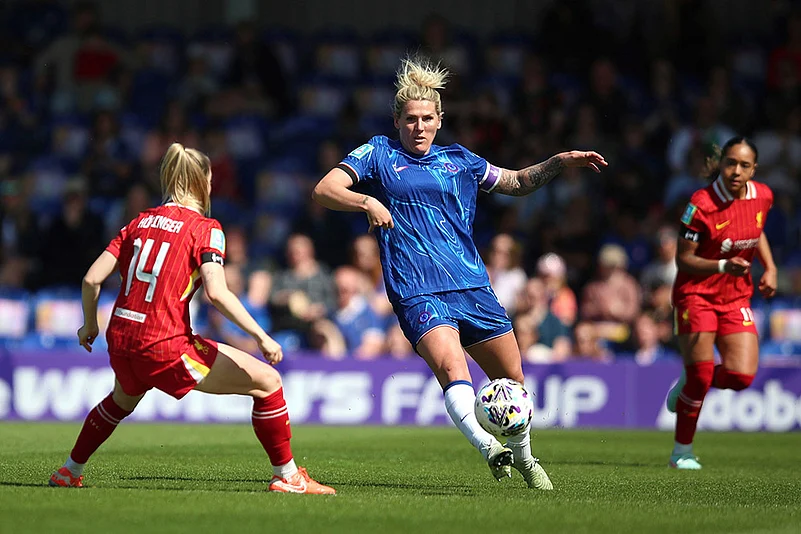 Britain Soccer Womens FA Cup Chelsea FC and Liverpool FC: Marie Hobinger