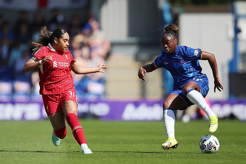 Britain Soccer Womens FA Cup Chelsea FC and Liverpool FC: Sandy Baltimore