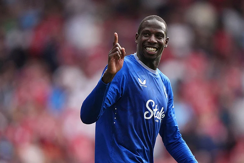 Britain Soccer Premier League Nottingham Forrest vs Everton: Abdoulaye Doucoure