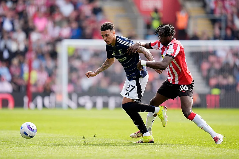 Britain Soccer Premier League Southampton vs Aston Villa: Morgan Rogers