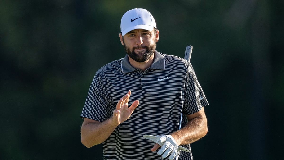 Scottie Scheffler endured a difficult third round at the Masters