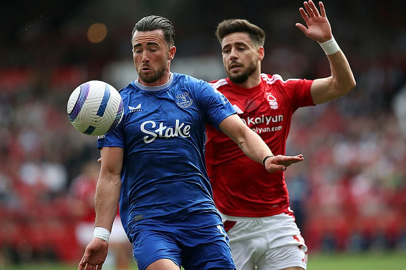 Britain Soccer Premier League Nottingham Forrest vs Everton: Jack Harrison